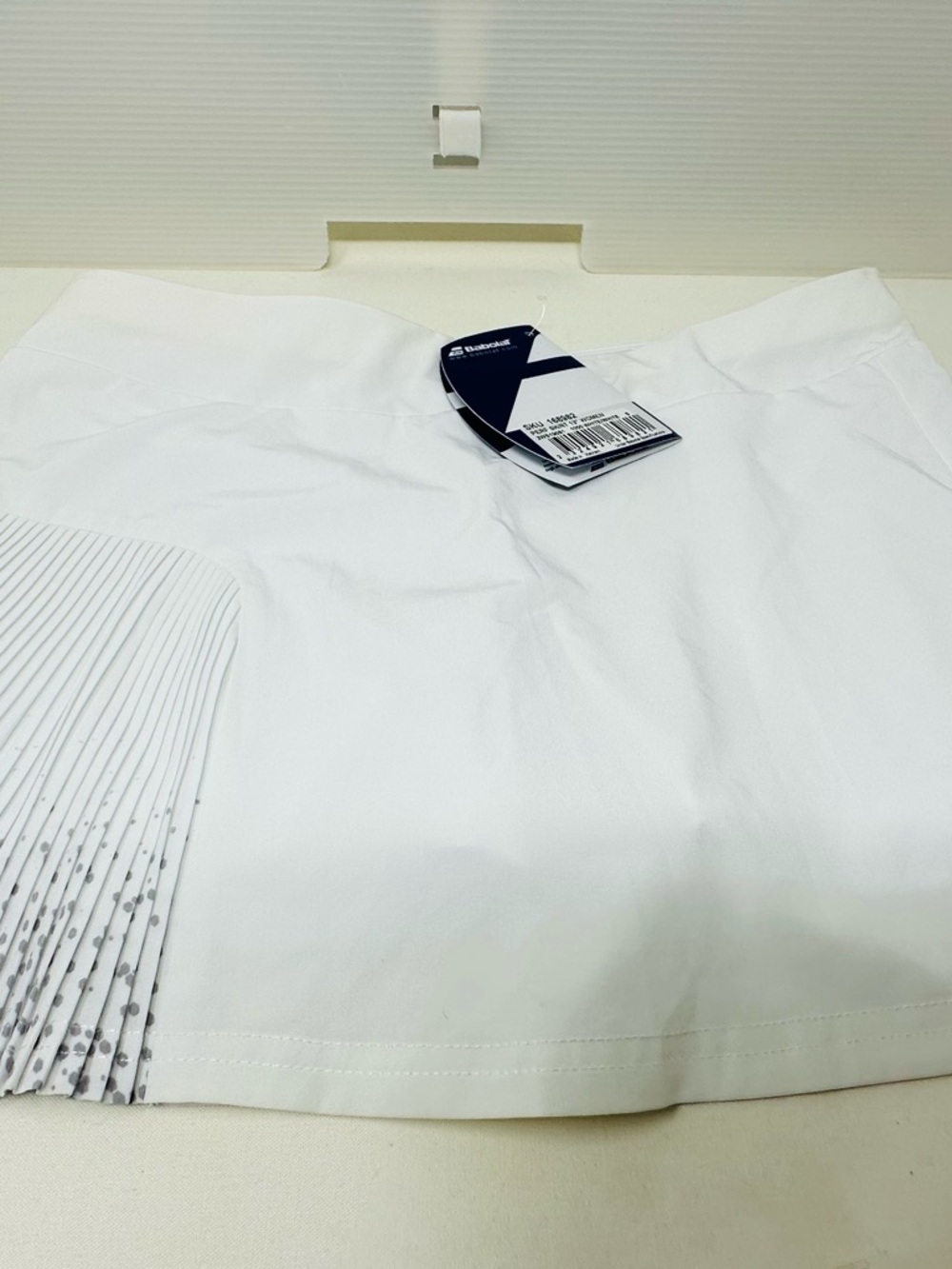 White sports skirt